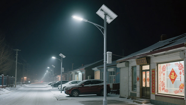 separated solar street lights